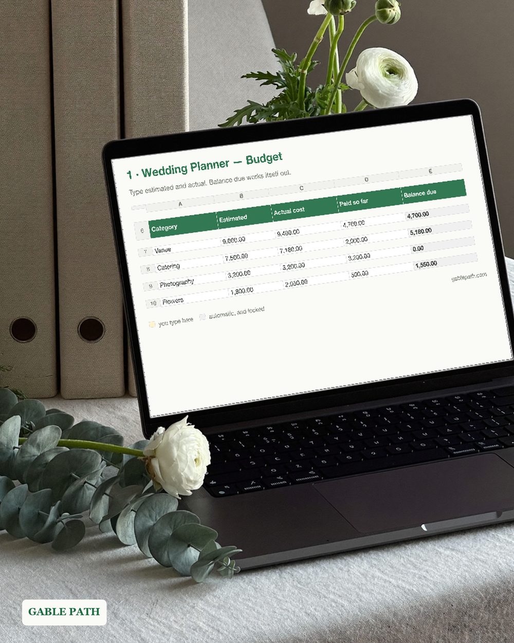 Cover image for The Complete Wedding Planning Bundle: Planner, Bridal Shower and Day-Of Timeline